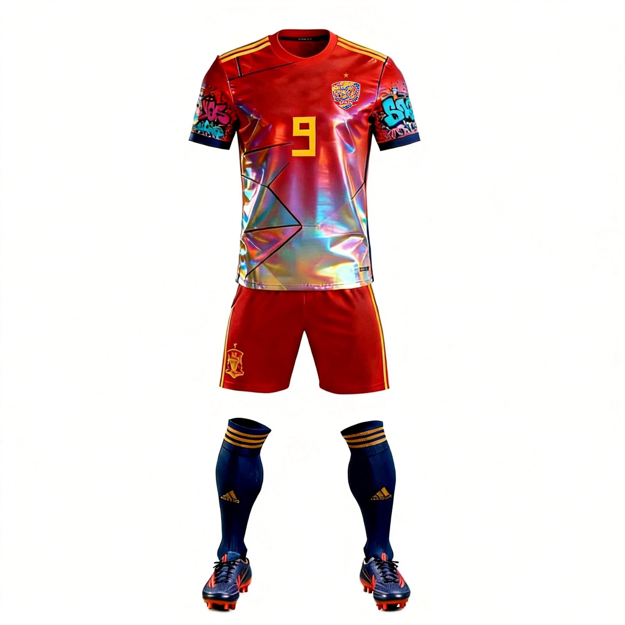 2026 World Cup Collection: Spain Away Fan Version Soccer Jersey