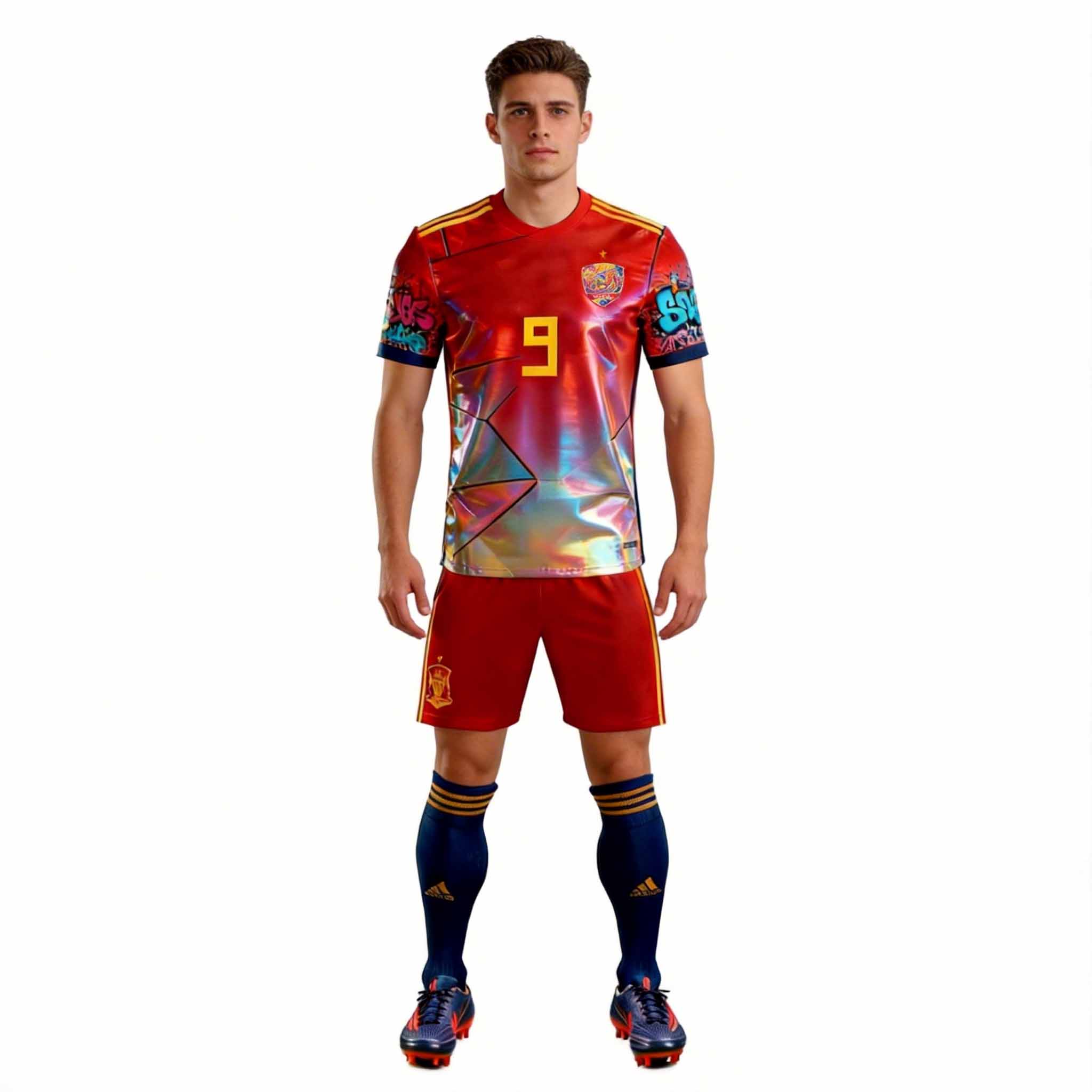 2026 World Cup Collection: Spain Away Fan Version Soccer Jersey
