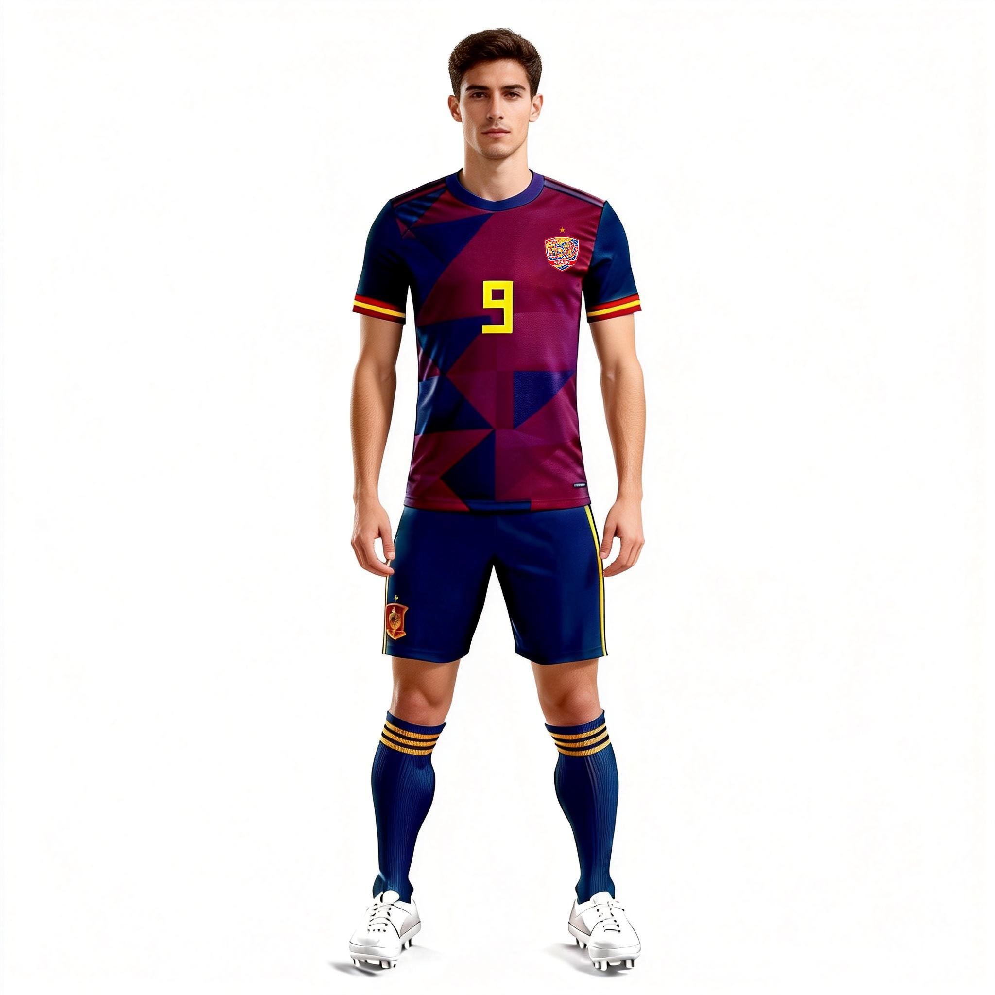 2026 World Cup Collection: Spain Away Fan Version Soccer Jersey