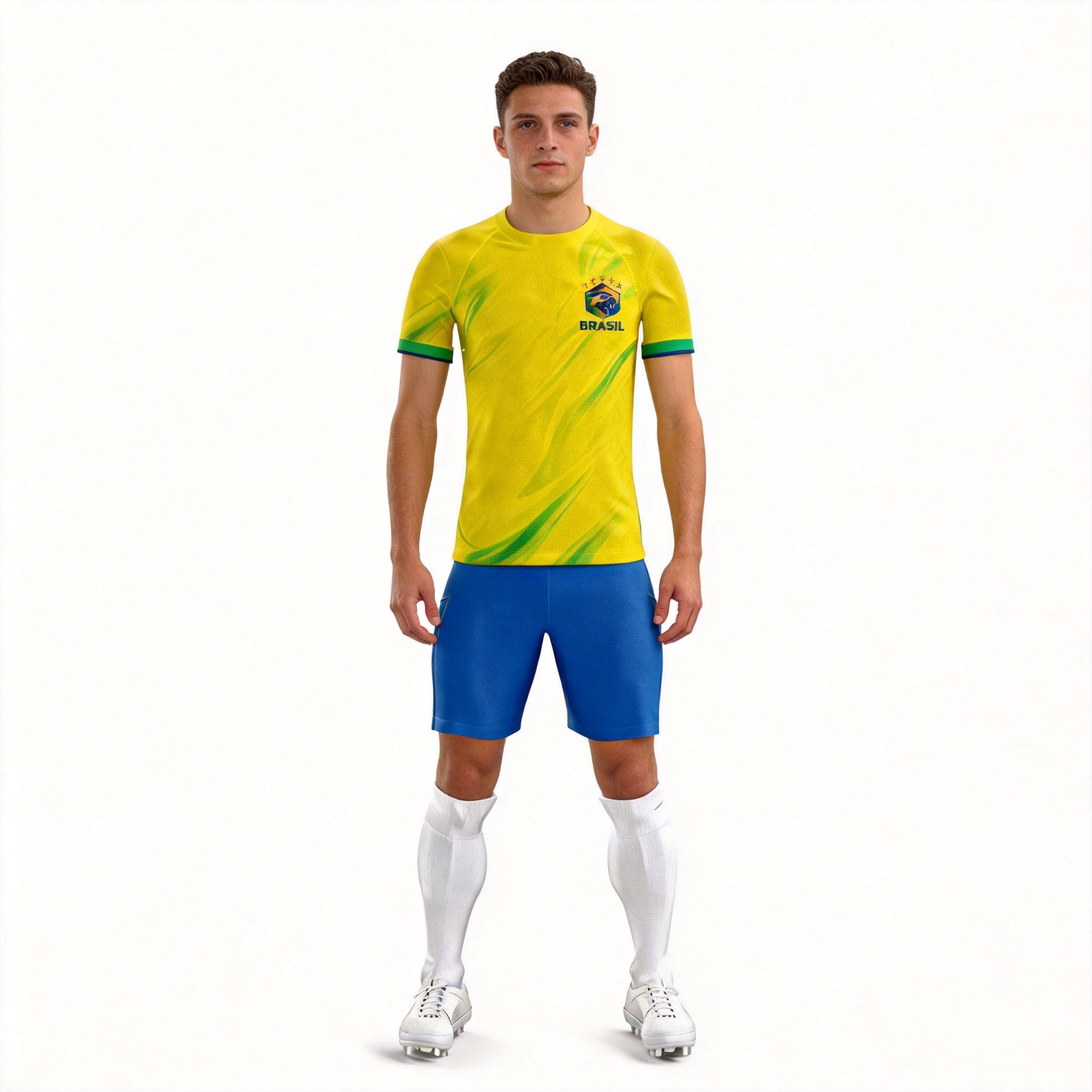 2026 World Cup Collection:Brazil Home Fan Jersey