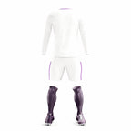 Youth Long Sleeve Jersey：Minimalist White