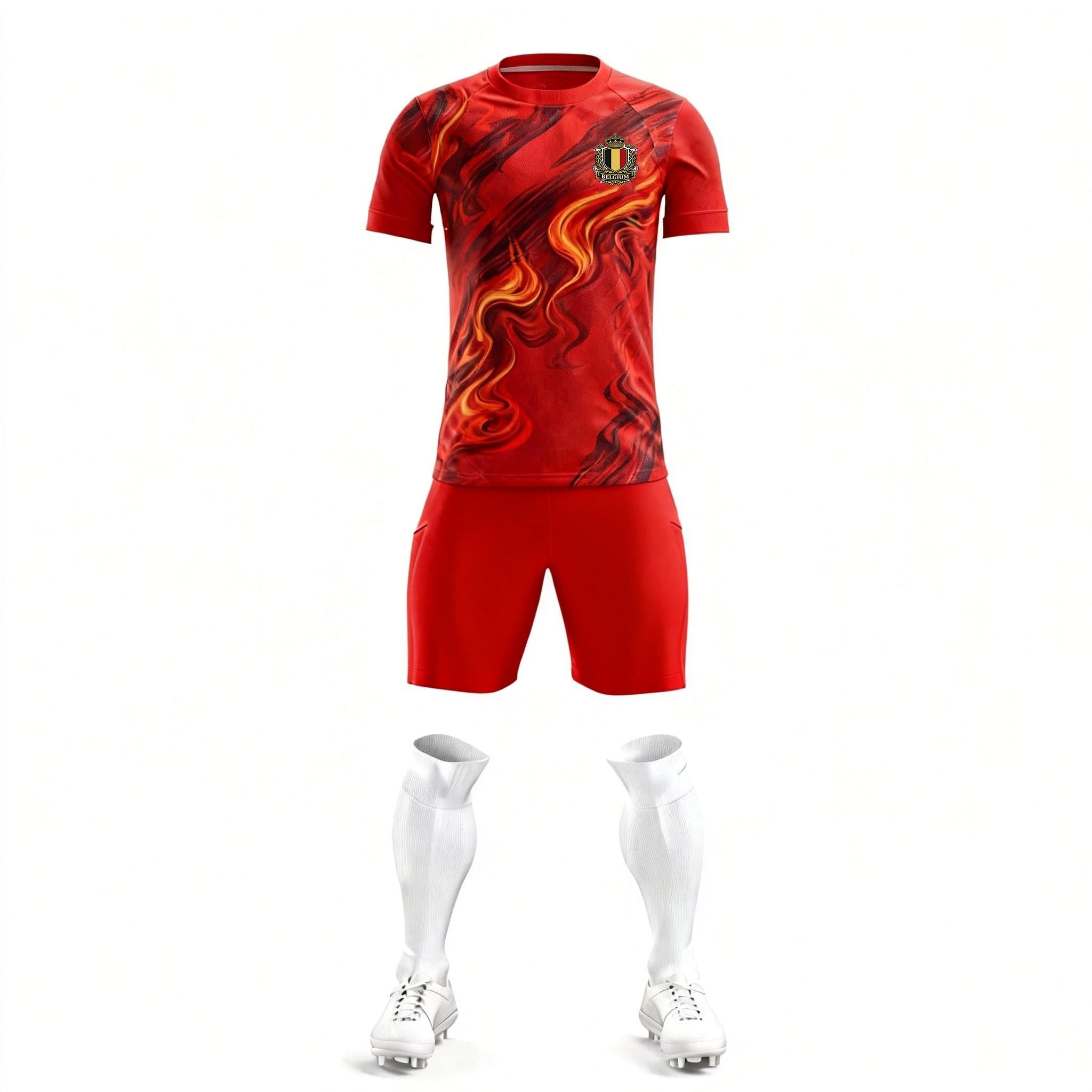 2026 World Cup Collection:Belgium Home Fan Jersey