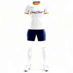 White Soccer Jersey Set