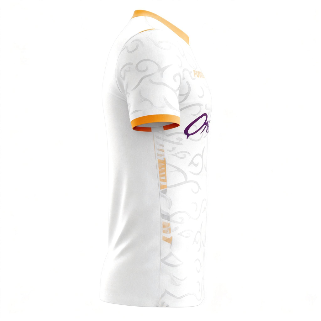White Soccer Jersey Set