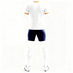 White Soccer Jersey Set