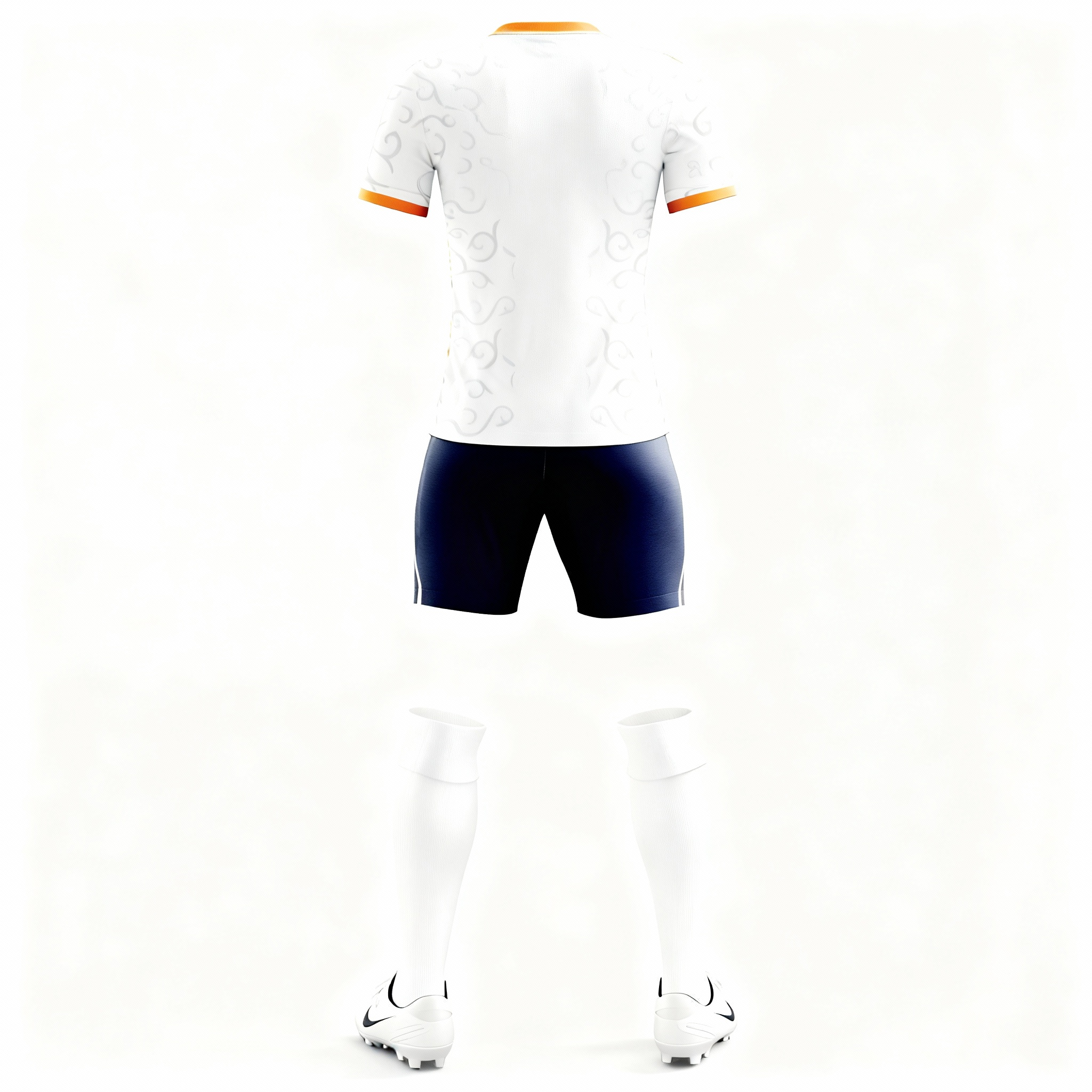 White Soccer Jersey Set