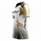 women's soccer training jersey：Gold