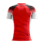 women's soccer training jersey：Red Crack