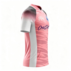 women's soccer training jersey：Pink Crack