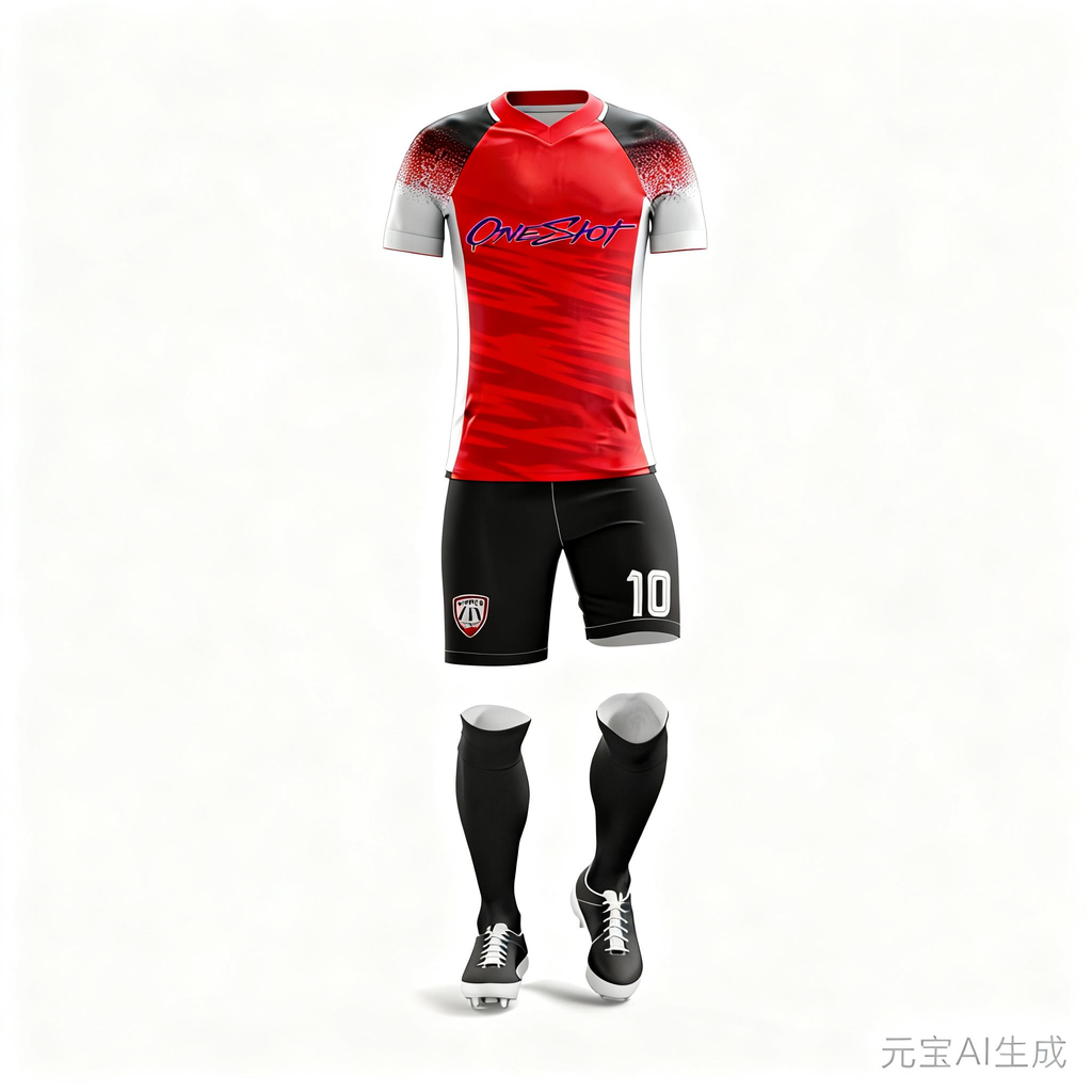 women's soccer training jersey：Red Crack