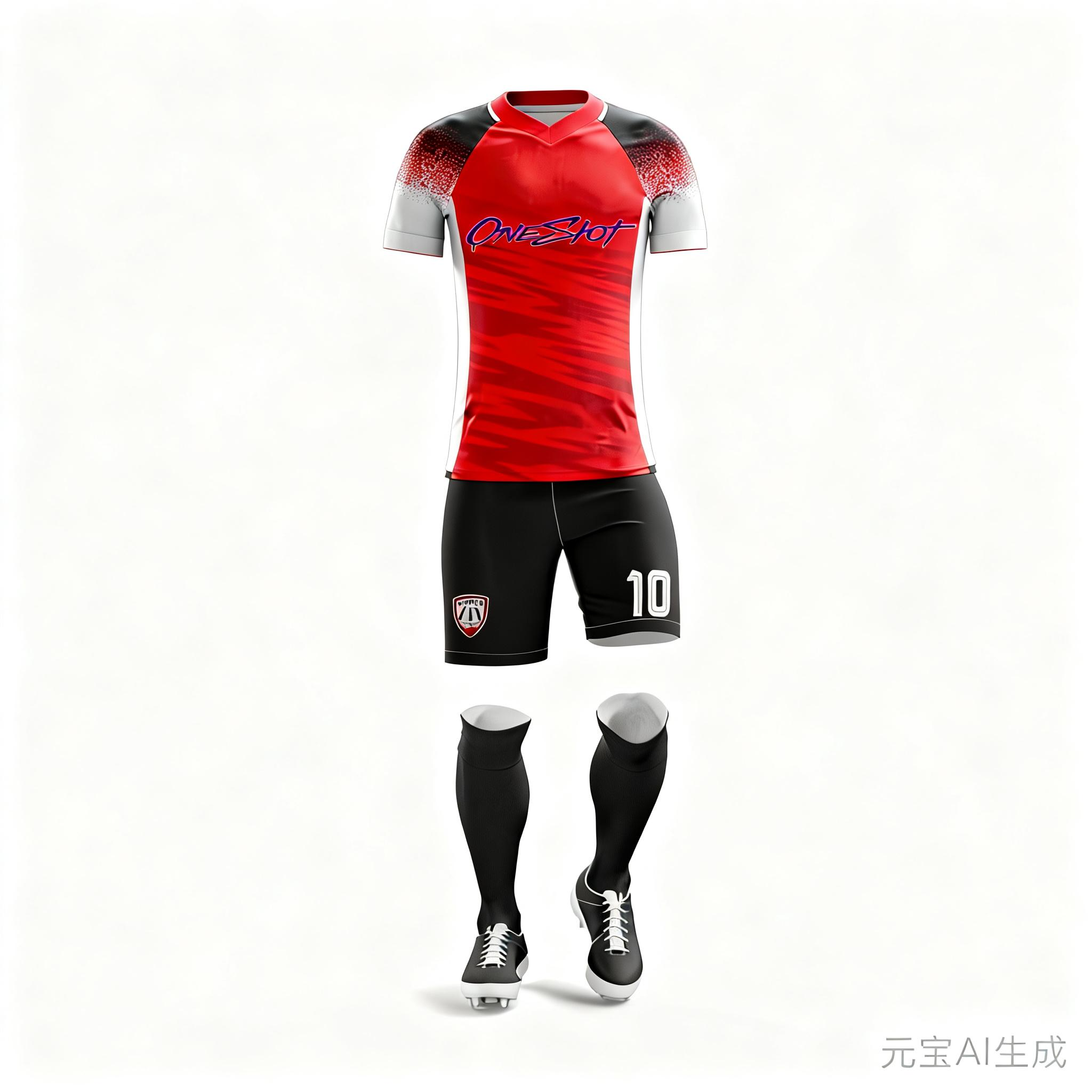 women's soccer training jersey：Red Crack