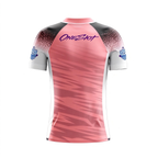 women's soccer training jersey：Pink Crack
