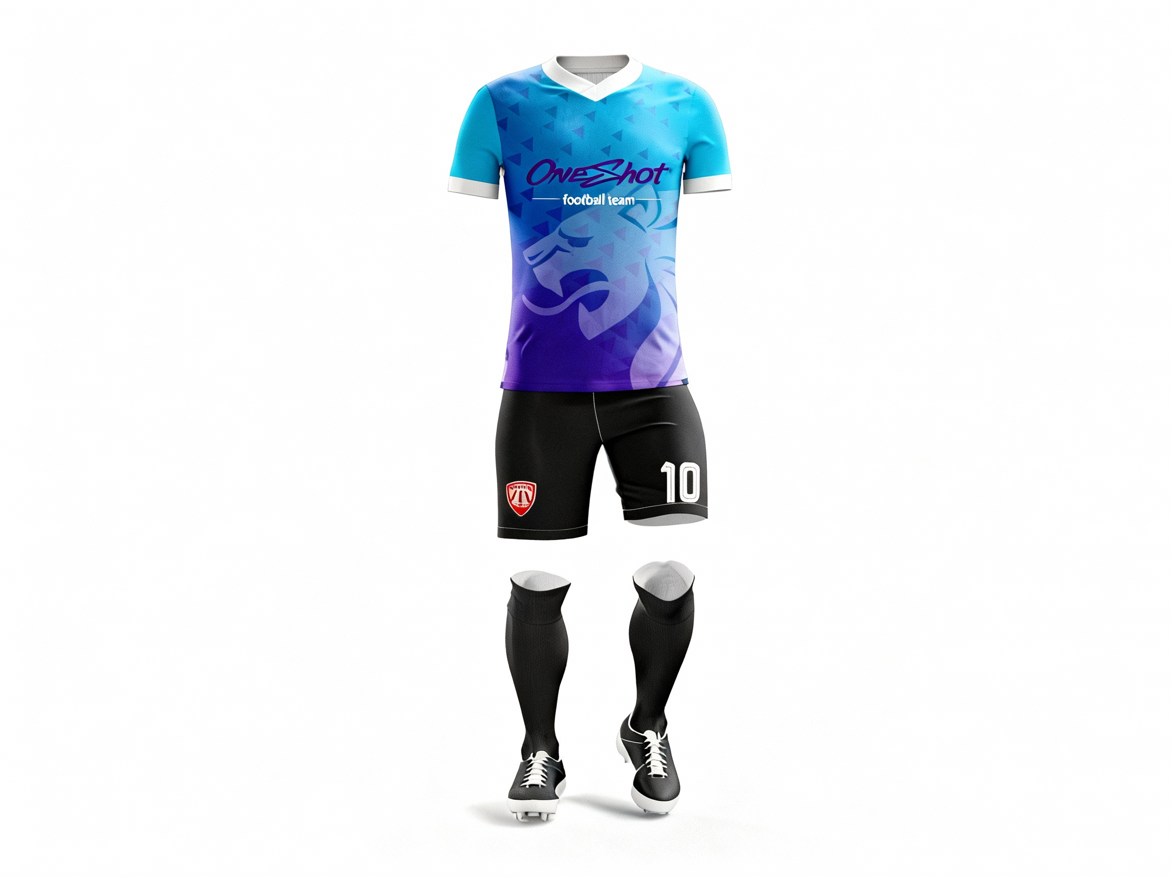 women's soccer training jersey：blue