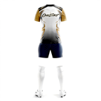 women's soccer training jersey：Gold