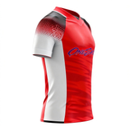 women's soccer training jersey：Red Crack