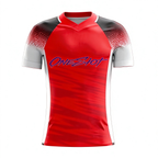 women's soccer training jersey：Red Crack