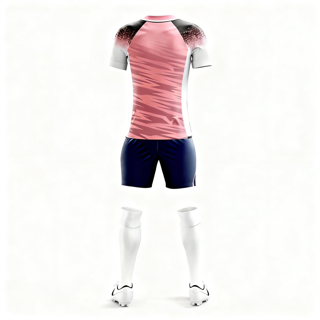 women's soccer training jersey：Pink Crack