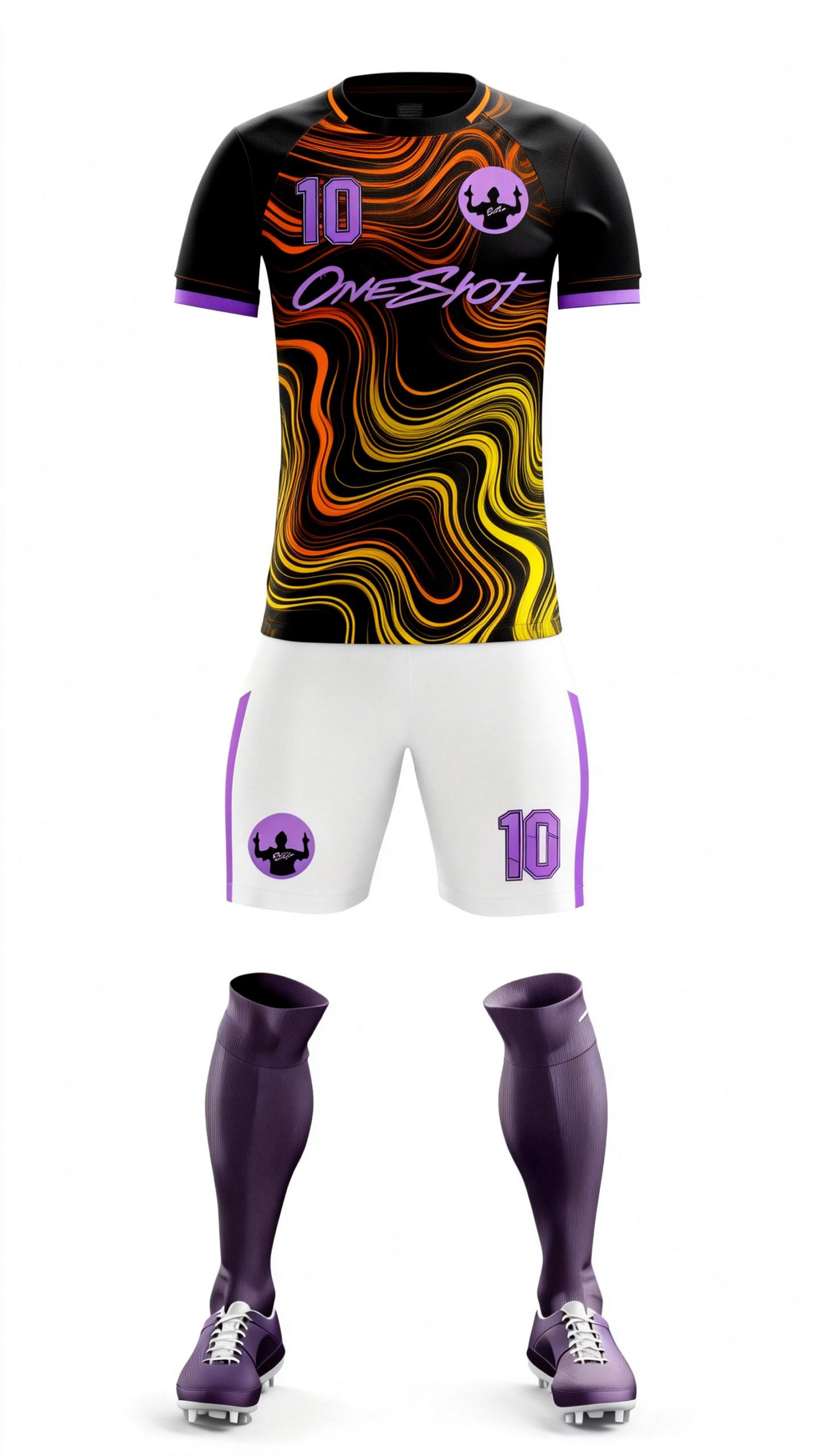 Youth Short Sleeve Jersey：Lava Black
