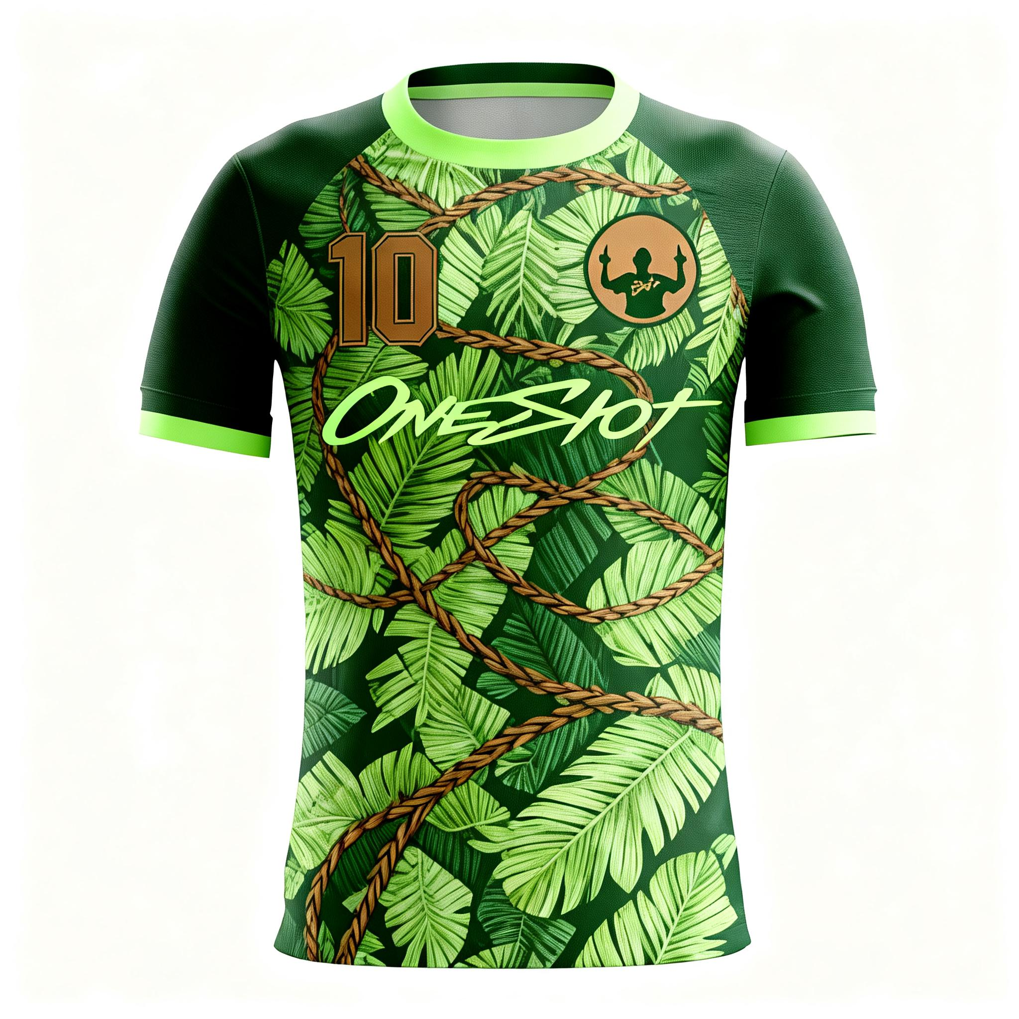 Youth Short Sleeve Jersey：Jungle Green