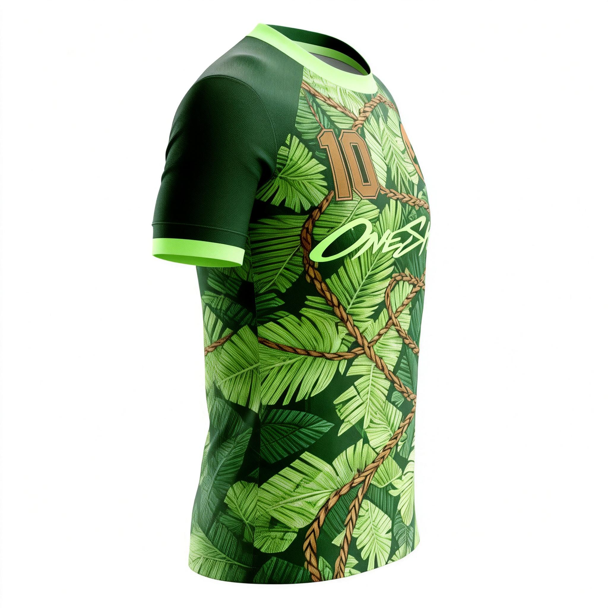 Youth Short Sleeve Jersey：Jungle Green