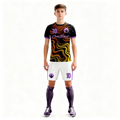 Youth Short Sleeve Jersey：Lava Black