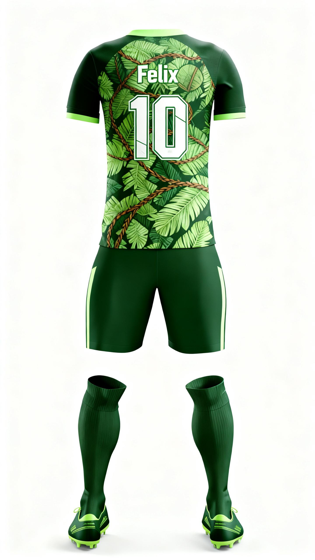 Youth Short Sleeve Jersey：Jungle Green