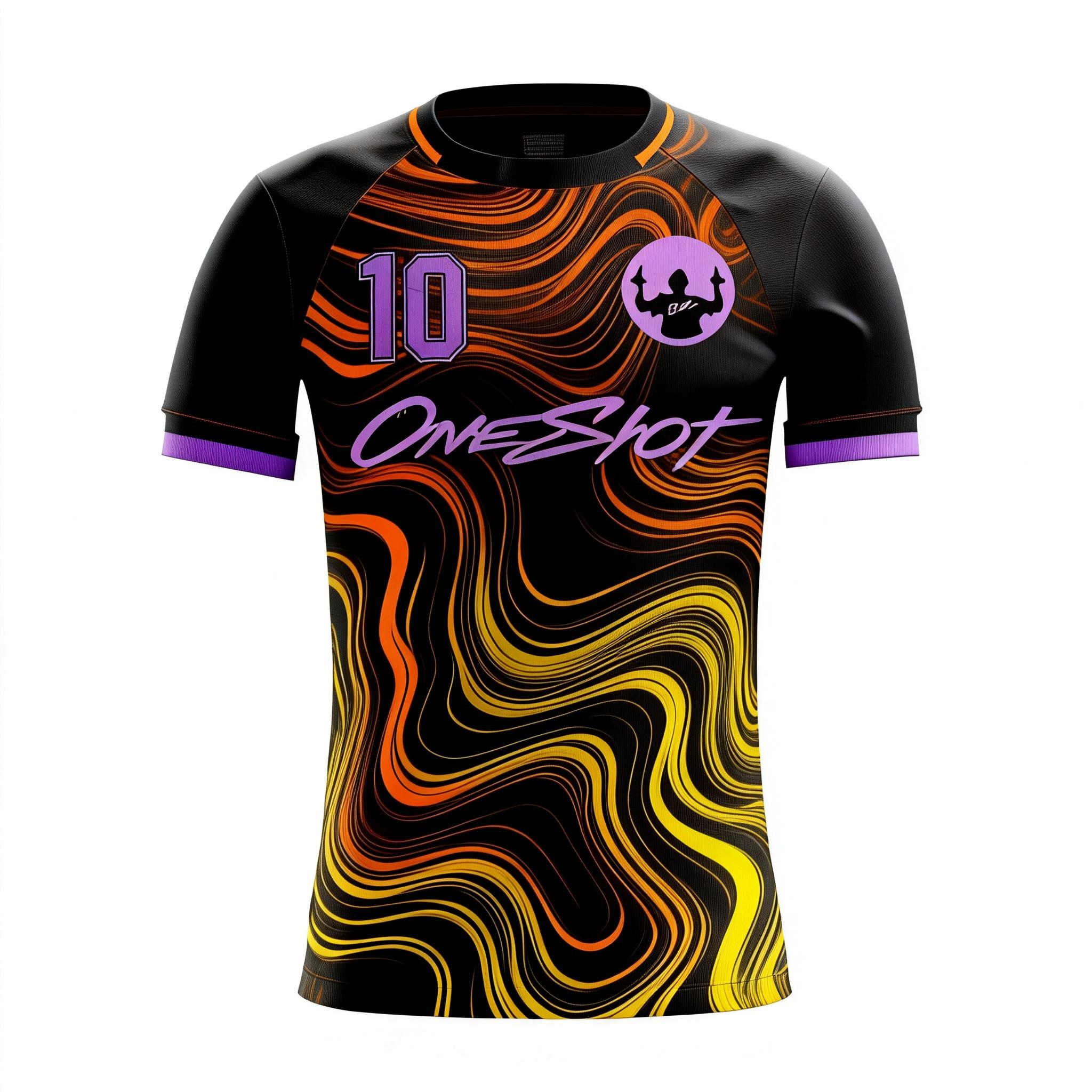 Youth Short Sleeve Jersey：Lava Black