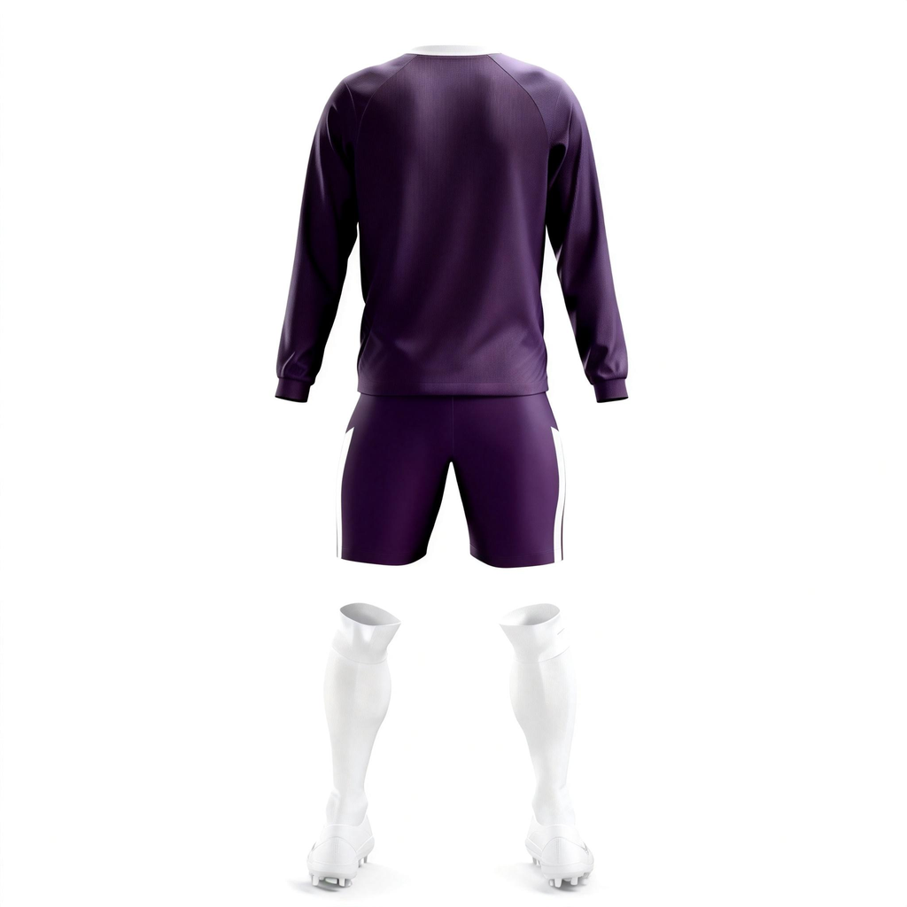 Men's Long Sleeve Jersey：Violet Vortex Blade