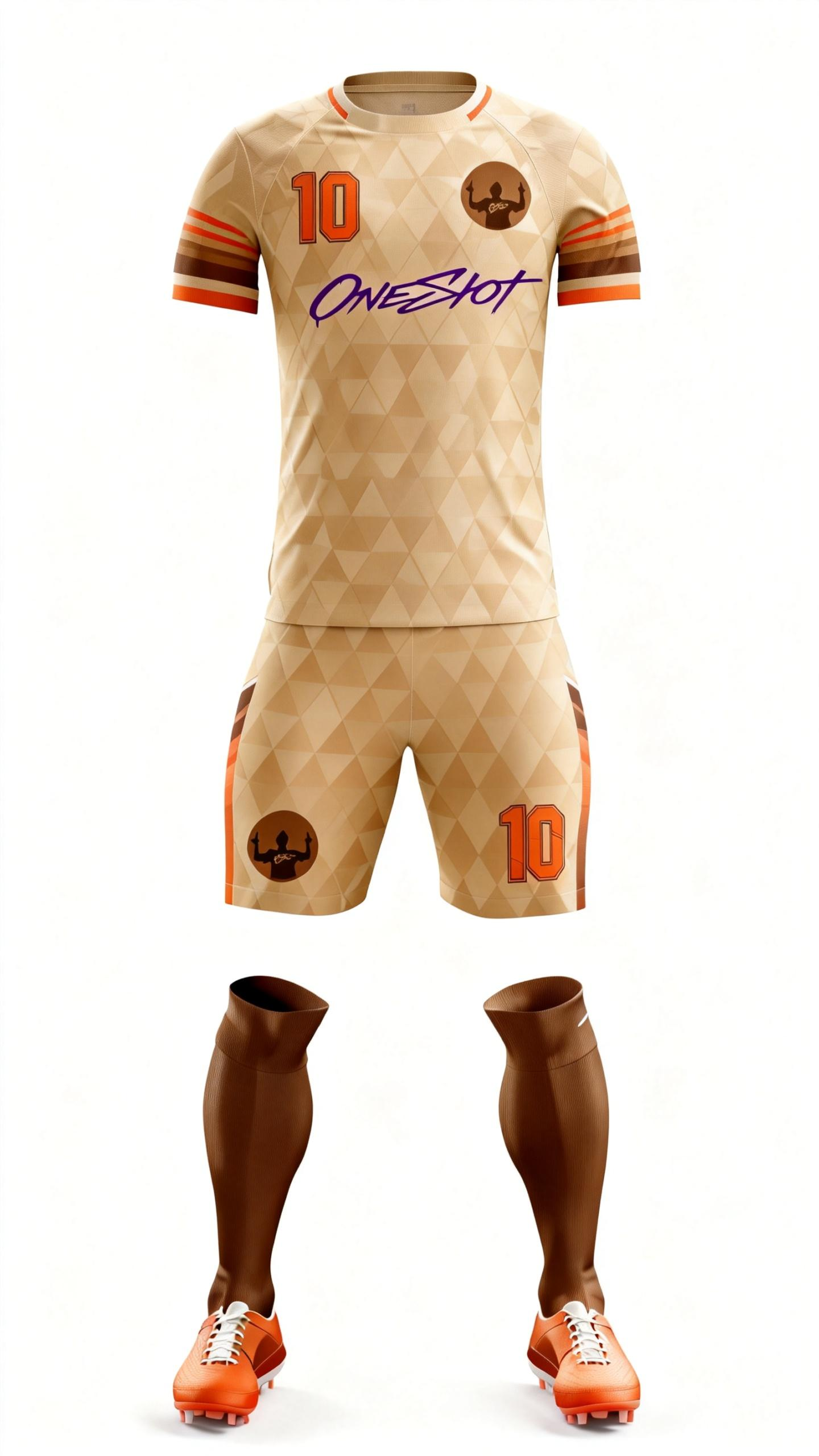 Youth Short Sleeve Jersey：Warm Tan Starweave