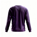Men's Long Sleeve Jersey：Violet Vortex Blade