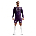 Men's Long Sleeve Jersey：Violet Vortex Blade