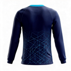 Men's Long Sleeve Jersey：Deep-Sea Ice Edge