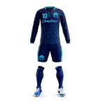Men's Long Sleeve Jersey：Deep-Sea Ice Edge