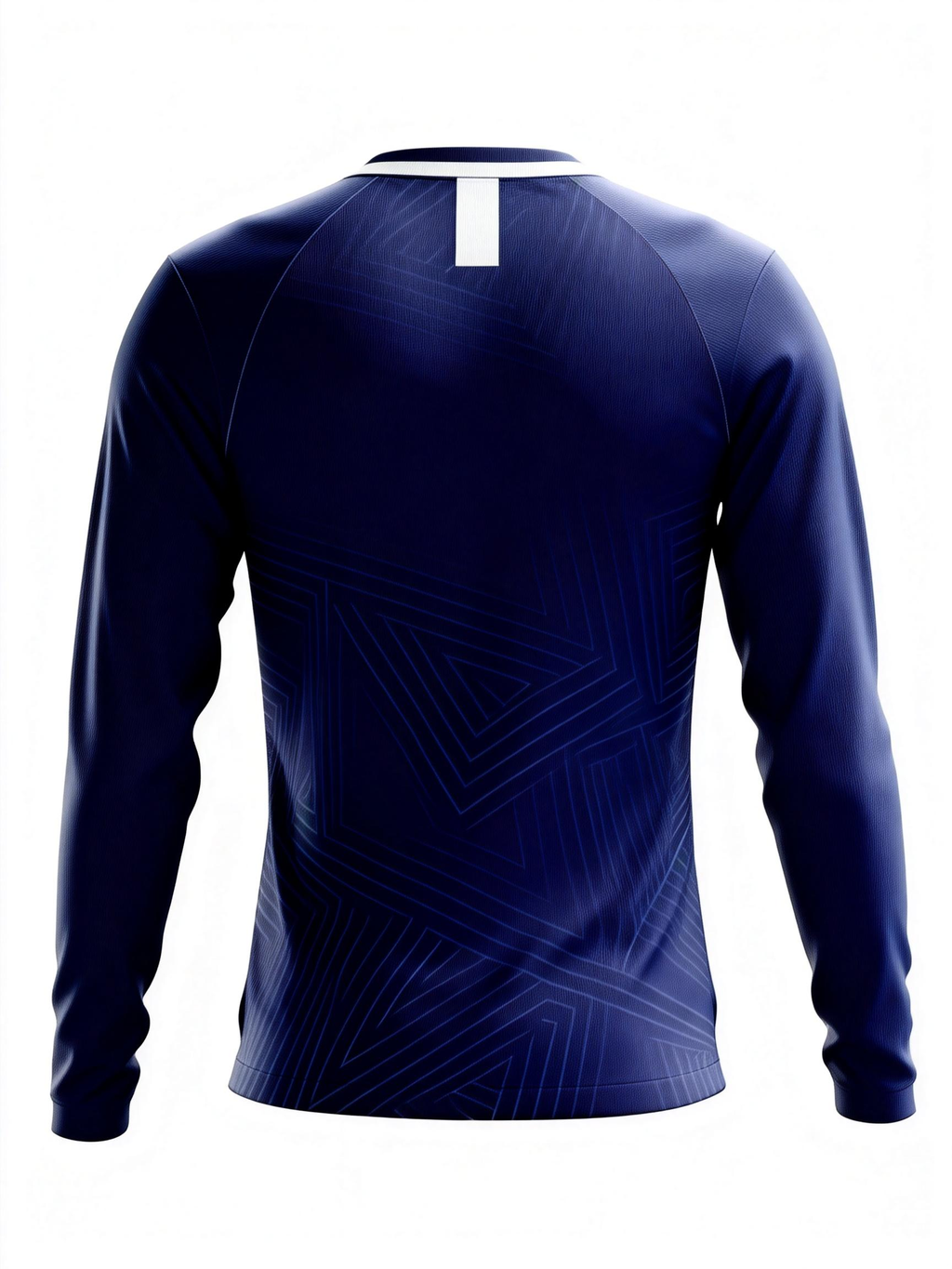 Men's Long Sleeve Jersey：Navy Sharpweave