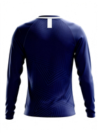 Men's Long Sleeve Jersey：Navy Sharpweave