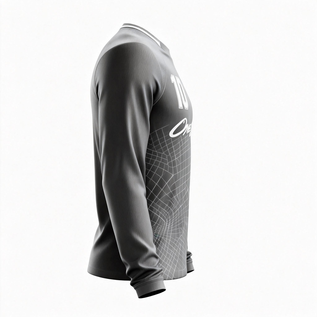 Men's Long Sleeve Jersey：gray