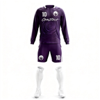 Men's Long Sleeve Jersey：Violet Vortex Blade