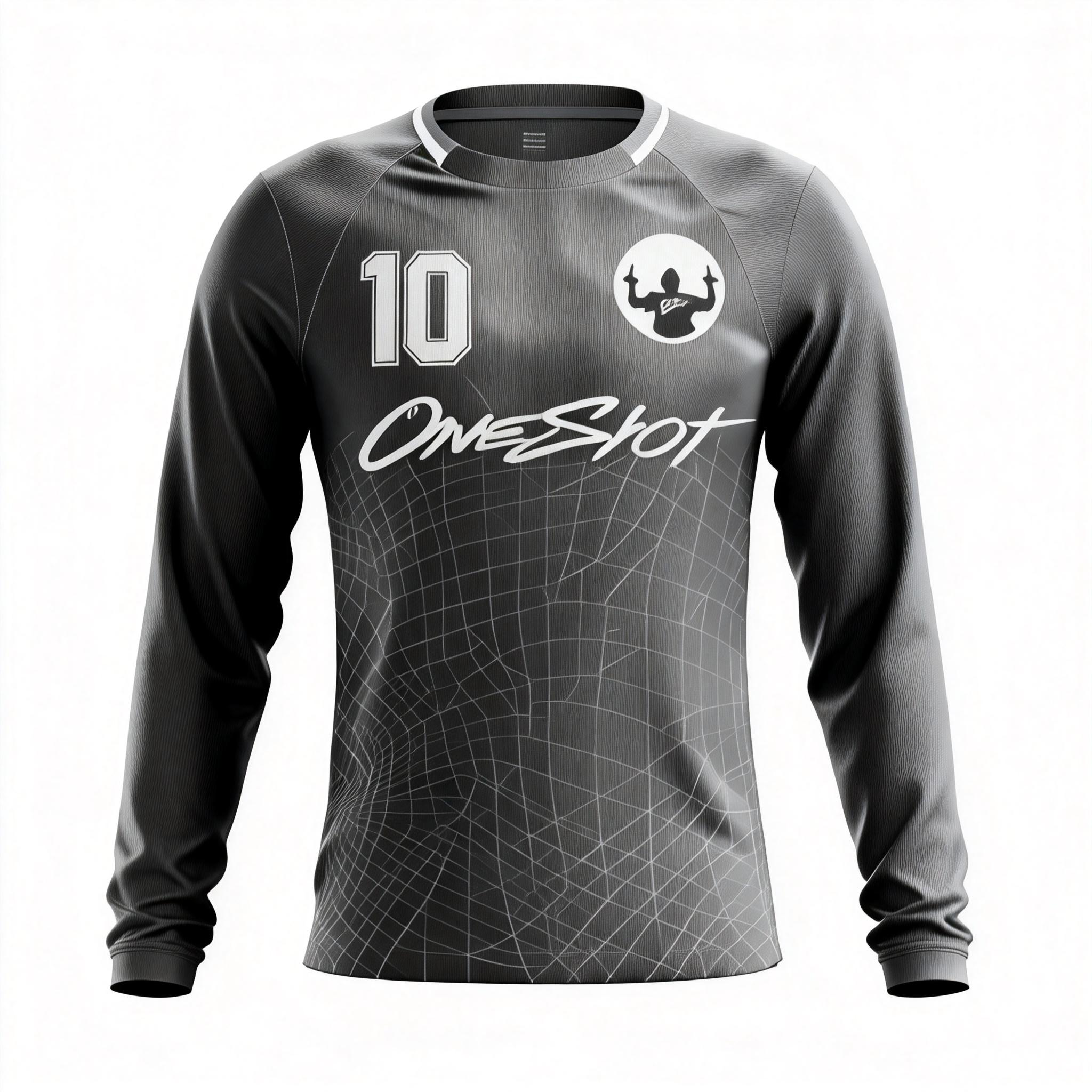 Men's Long Sleeve Jersey：gray