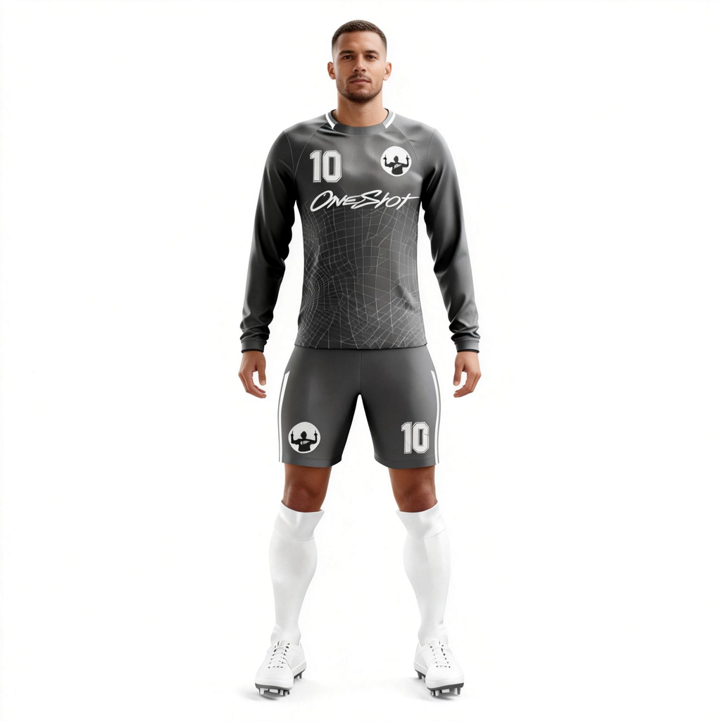 Men's Long Sleeve Jersey：gray