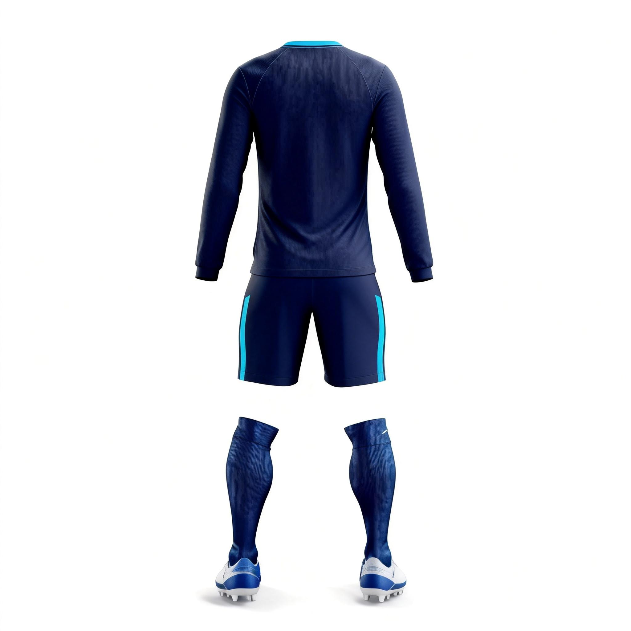 Men's Long Sleeve Jersey：Deep-Sea Ice Edge