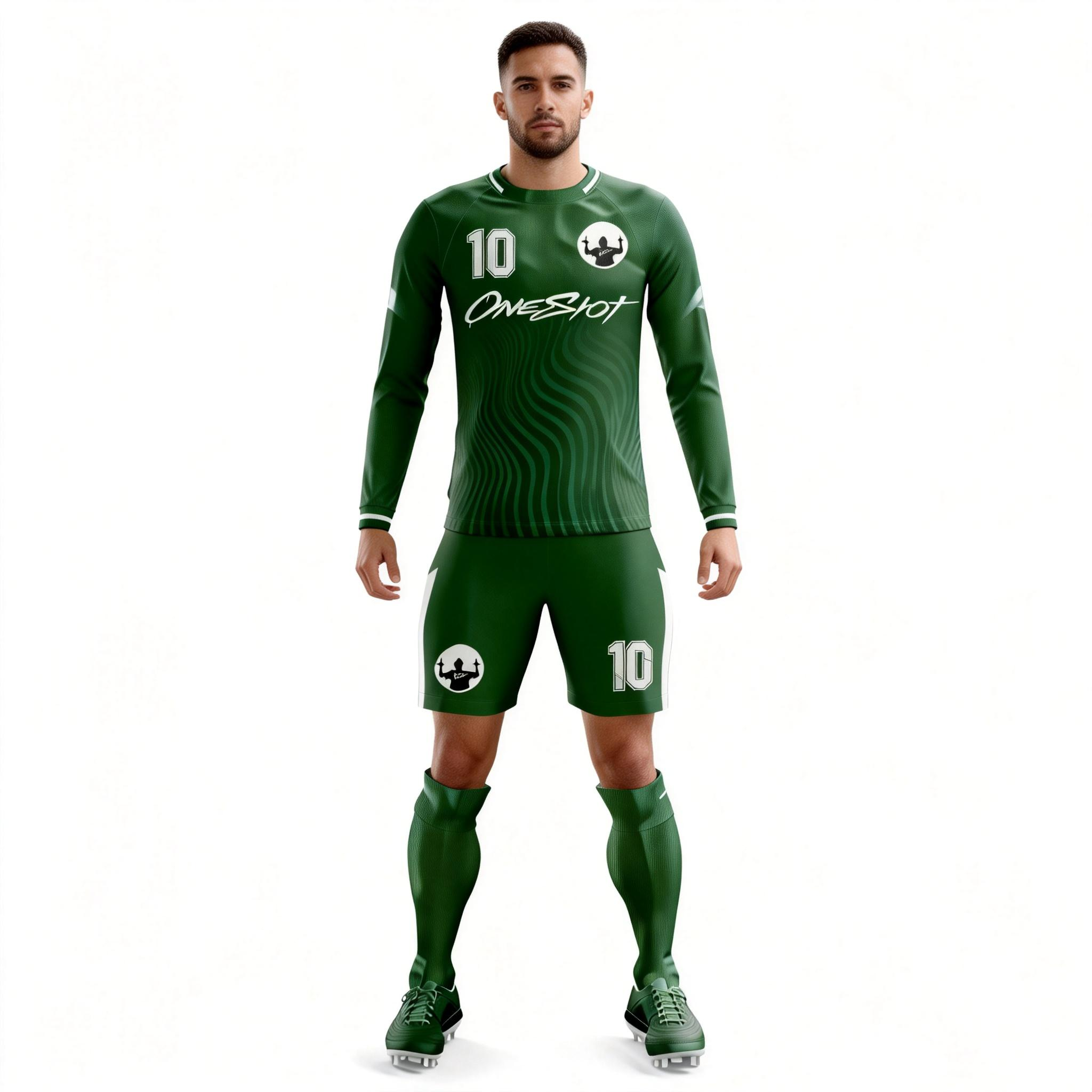 Men's Long Sleeve Jersey：Verdant Forward Line