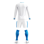 Men's Long Sleeve Jersey：White Rhombus Forward Line