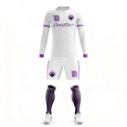 Men's Long Sleeve Jersey：Rhombus Pattern Purple Blade