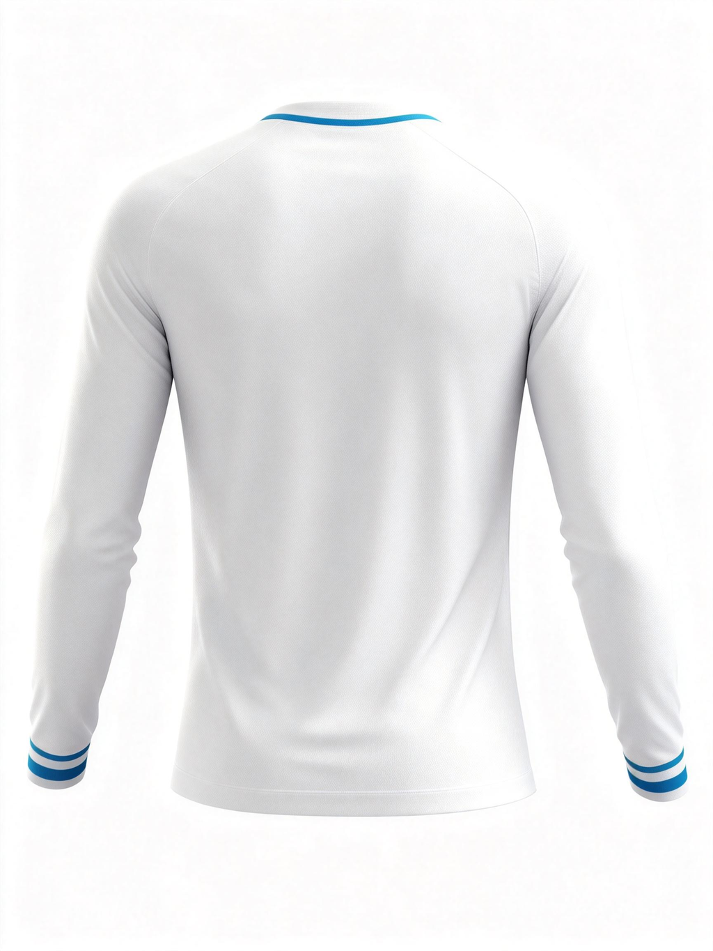 Men's Long Sleeve Jersey：White Rhombus Forward Line