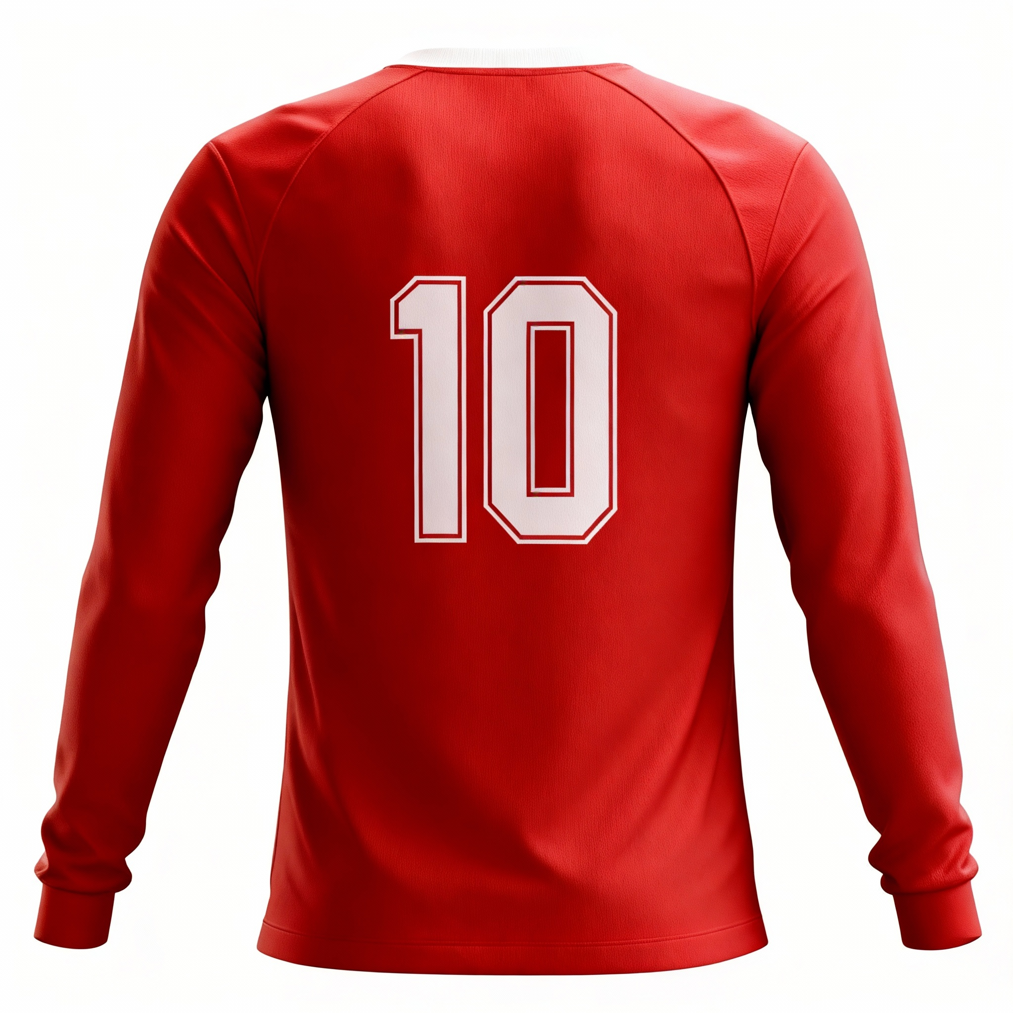 Youth Long Sleeve Jersey：Red Lightning