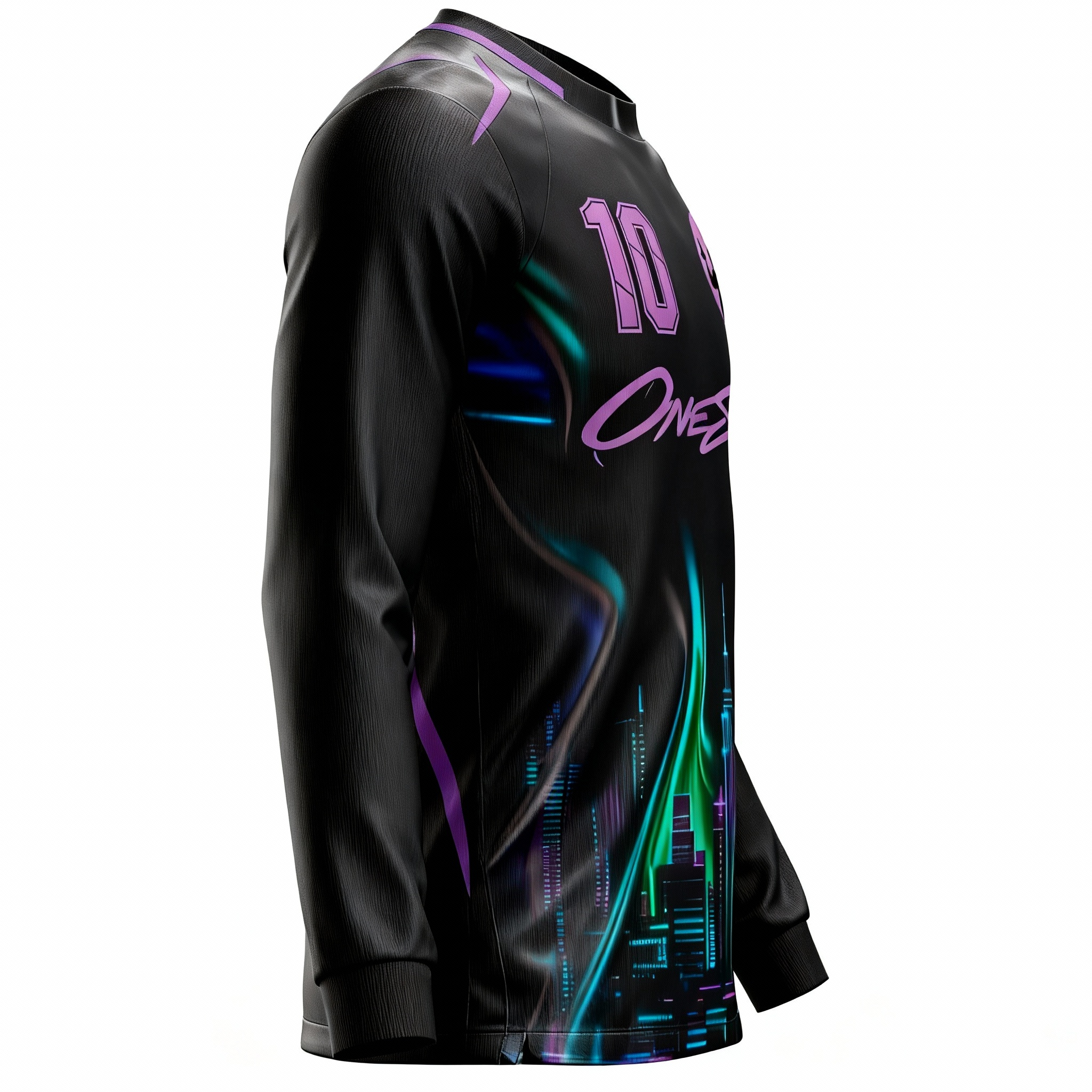 Youth Long Sleeve Jersey：Cyber Phantom