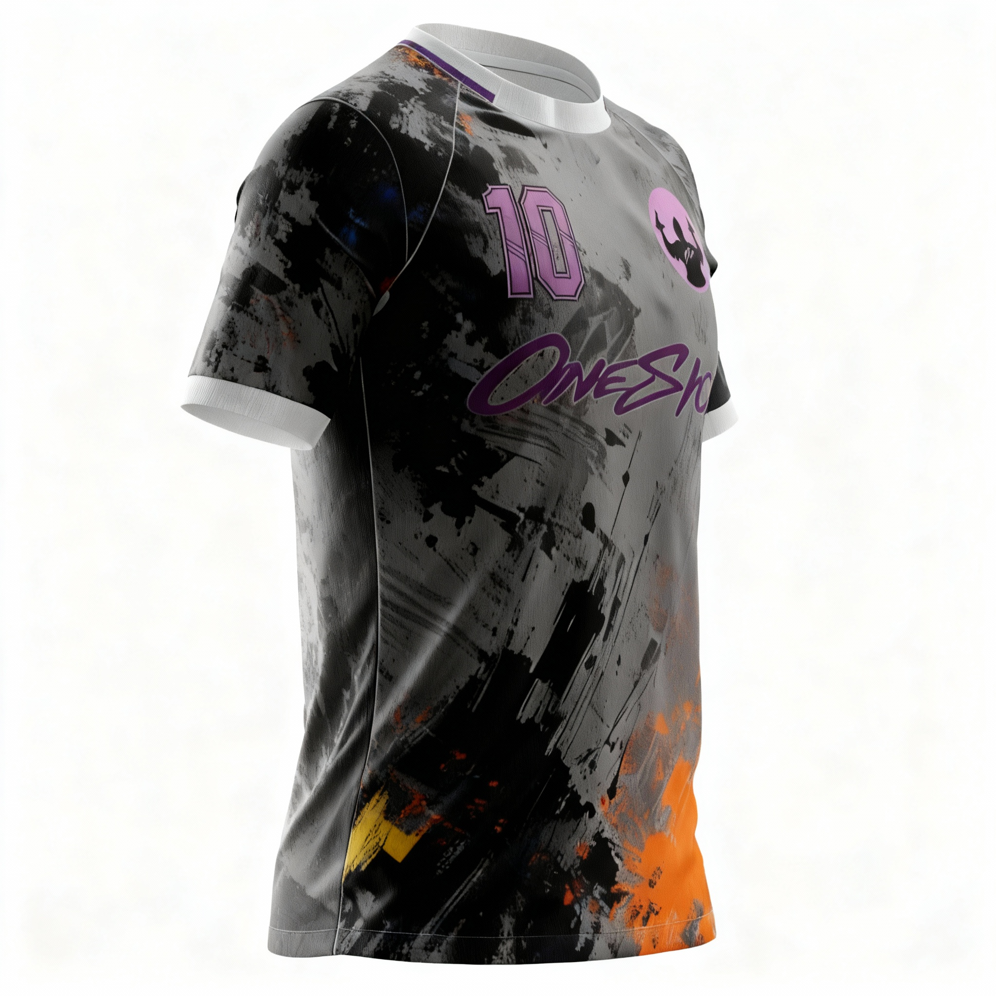 Youth Long Sleeve Jersey：Dark Tide Graffiti