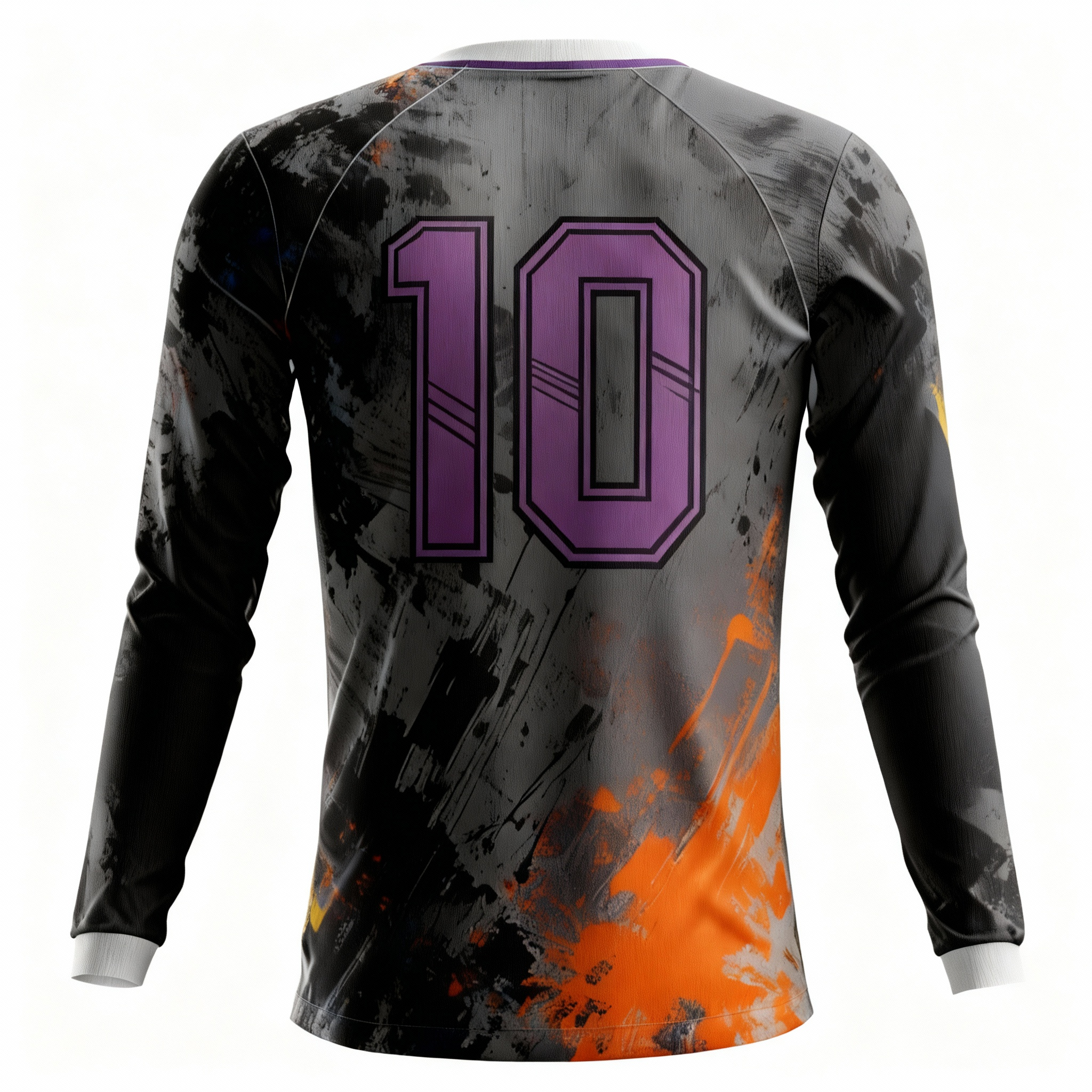 Youth Long Sleeve Jersey：Dark Tide Graffiti