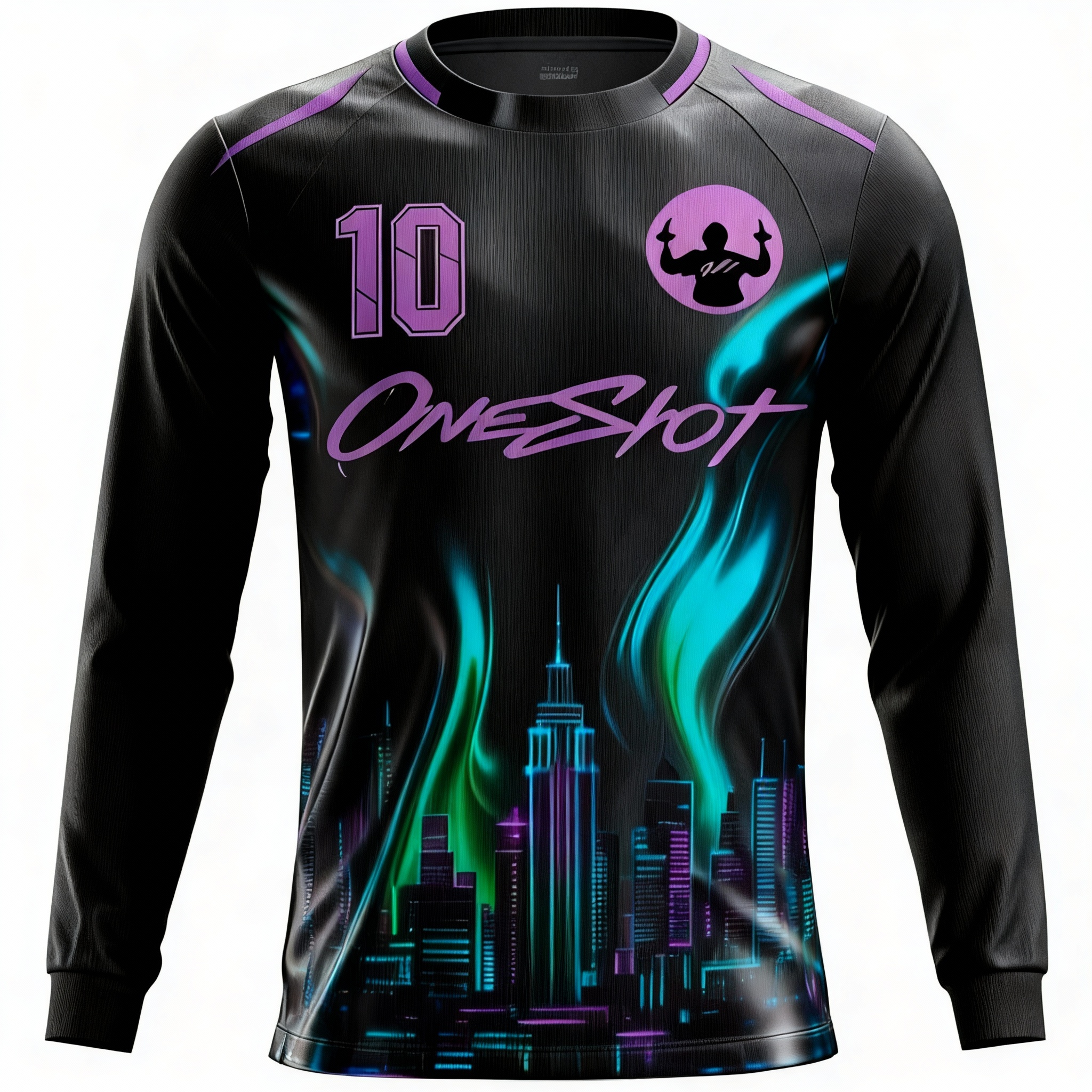 Youth Long Sleeve Jersey：Cyber Phantom