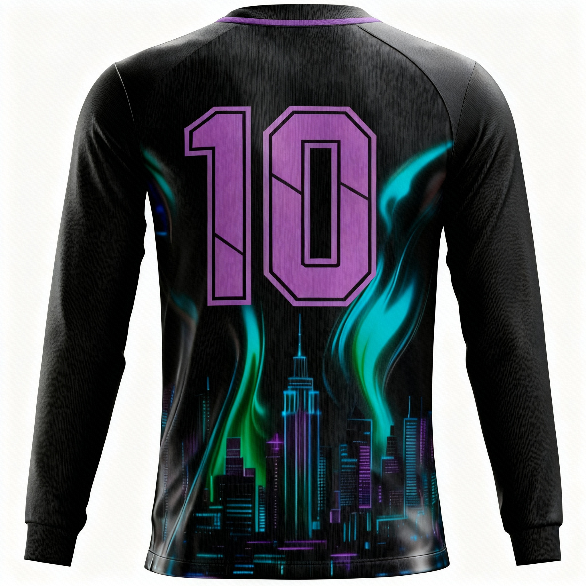 Youth Long Sleeve Jersey：Cyber Phantom
